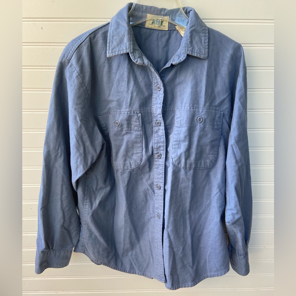REI Thick Vintage Flannel Button Up Shirt